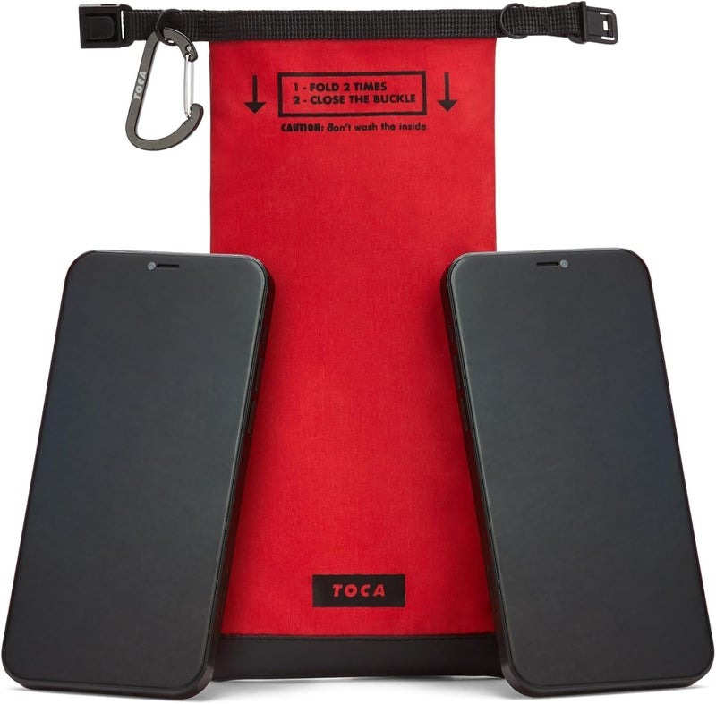 TOCA No Signal Sleeve Faraday-bag, Signal Blocking Pouch, Mobile Phone Protection, Blocking, Prevents splintering, tracking and tracking on mobile devices - Image 1