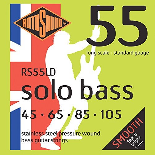 Rotosound RS55LD Linea Pressure Wound Bass Guitar Strings (45 65 85 105) - Image 1