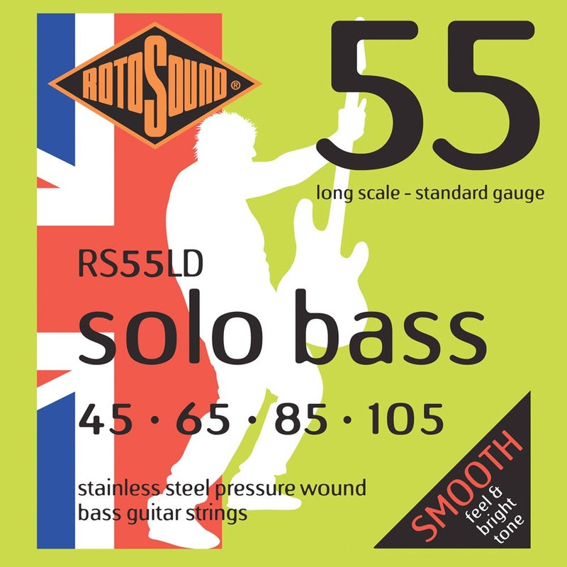 Rotosound RS55LD Linea Pressure Wound Bass Guitar Strings (45 65 85 105) - Image 2