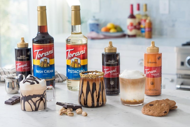 Torani Sugar Free White Chocolate Sauce, 64 Ounces - Keto Friendly and Gluten Free - Image 3