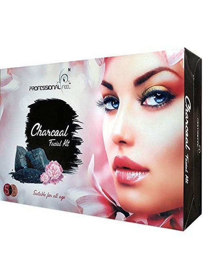 professional feel - Black Charcoal Facial Kit 500Gm (Set Of 5) - Image 1