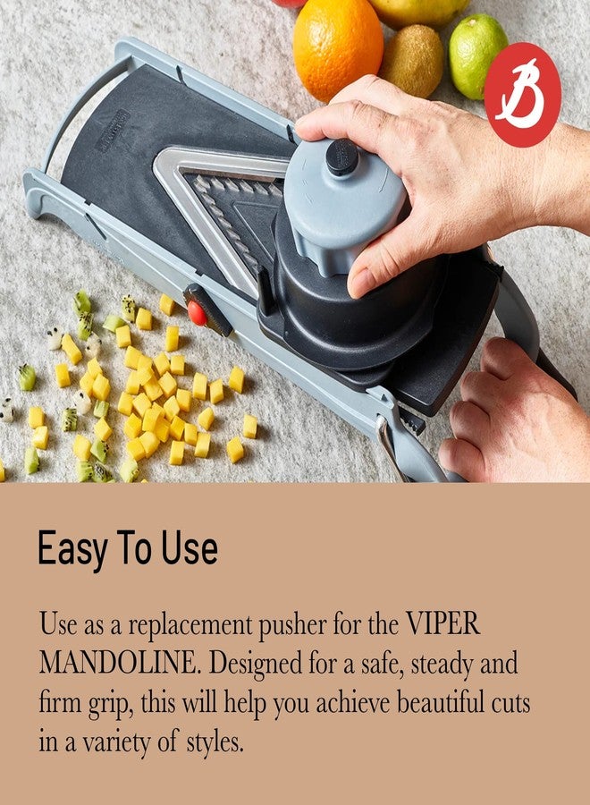 de Buyer VIPER Pusher - Ideal for Quick, Smooth Cuts in Various Styles - Designed for LA MANDOLINE VIPER - Made in France - Image 3