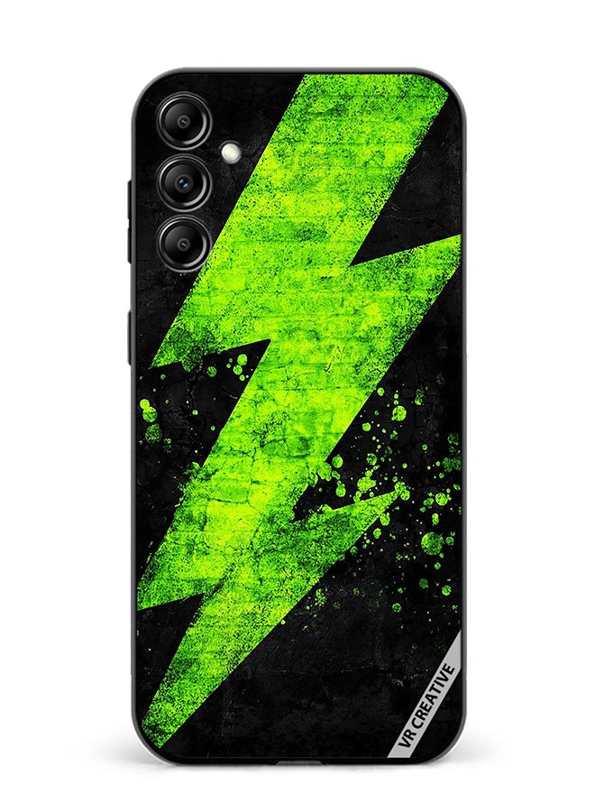 VR CREATIVE Protective Case Cover For Samsung Galaxy A55 Green Electricity Design Multicolour - Image 1