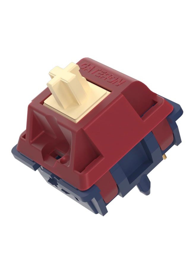 GATERON Quinn Switches Tactile 59gf RGB 5 Pin Pre Lubed for MX Mechanical Keyboard (35PCS) - Image 1