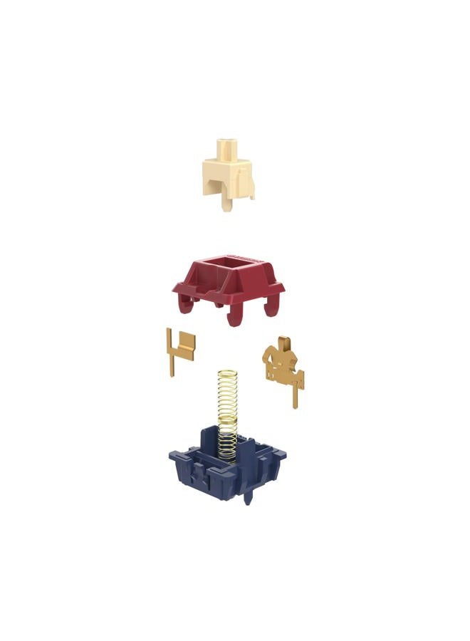 GATERON Quinn Switches Tactile 59gf RGB 5 Pin Pre Lubed for MX Mechanical Keyboard (35PCS) - Image 2