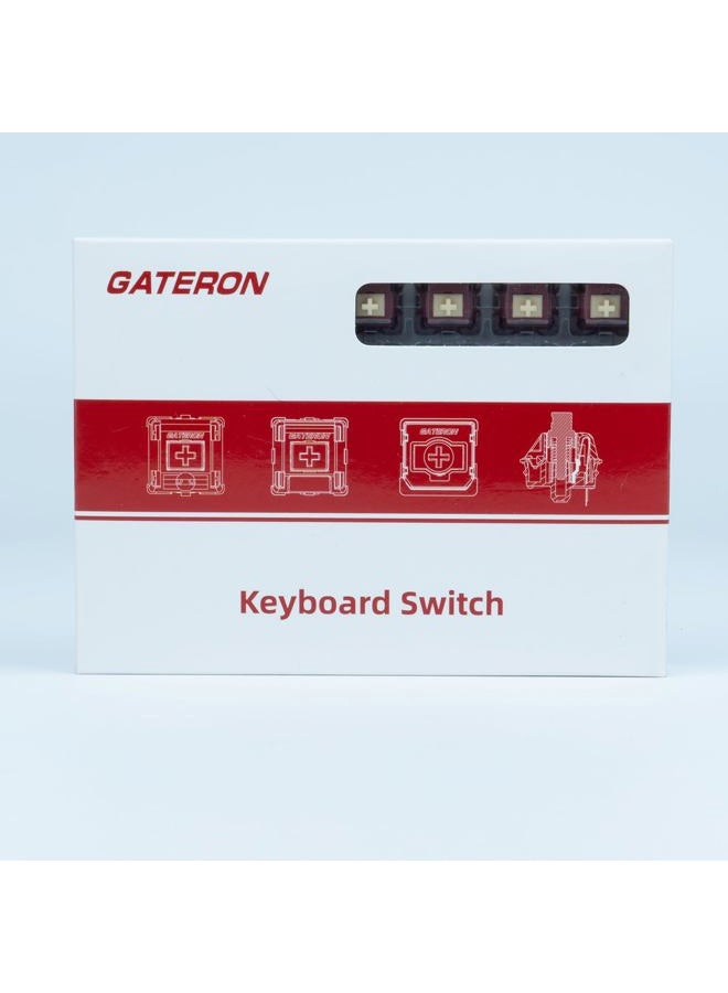 GATERON Quinn Switches Tactile 59gf RGB 5 Pin Pre Lubed for MX Mechanical Keyboard (35PCS) - Image 5