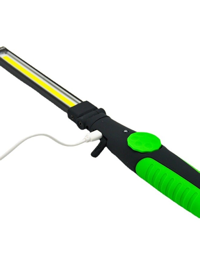 إسكدنيا Rechargeable Car Maintenance Inspection Light LED Folding Lighting With Magnet USBCOB Strong Light Strip Work Light-Power:Red Style - Image 4