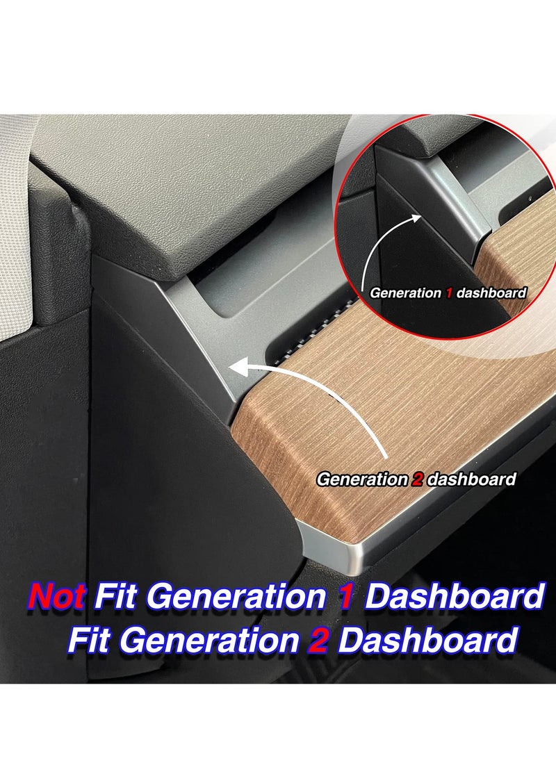 SYOSI Fit Tesla Model 3 Model Y Phone Holder Gravity Car Phone Mount Adjustable Car Phone Mount for 2021 Model 3/Y Accessories, Silver - Image 2