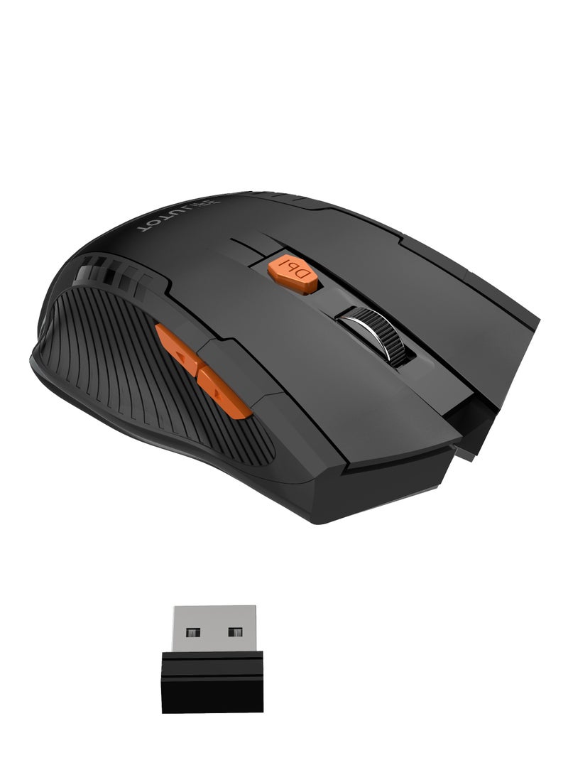 Totulife Duo Wireless Gaming Mouse – Dual Mode Bluetooth & 2.4GHz – Rechargeable 500mAh – Compatible with Mac & Windows – Black - Image 2
