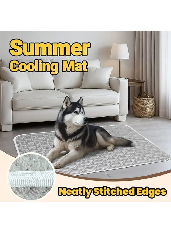 Large Grey Pet Cooling Pad For Dogs And Cats 27 56 X 19 69 Inches - Image 5