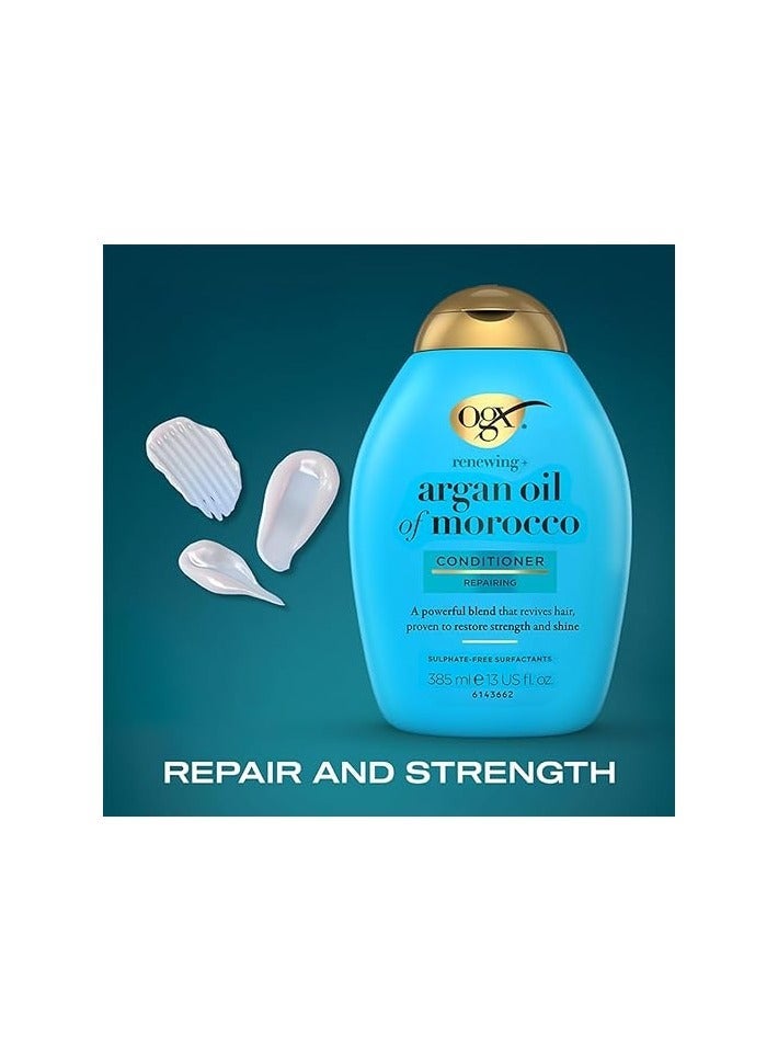 OGX Renewing+ Argan Oil of Morocco Sulfate-Free Shampoo 385ml - Image 3