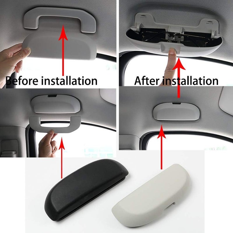 QASULER Car Sunglasses Case Holder for  Mercedes-Benz - Image 3