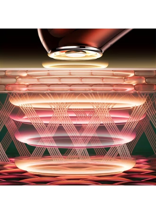 جهاز تجميل الوجه بتقنية التيار الدقيق EMS للنساء مع علاج بالضوء الملون - أداة لتجديد شباب الوجه وشدّه وتحسين ملامحه، جهاز تدليك منزلي محمول للعناية بالبشرة - Image 2