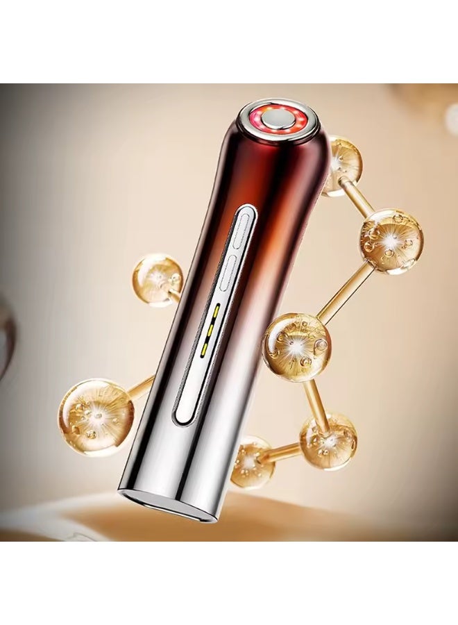 جهاز تجميل الوجه بتقنية التيار الدقيق EMS للنساء مع علاج بالضوء الملون - أداة لتجديد شباب الوجه وشدّه وتحسين ملامحه، جهاز تدليك منزلي محمول للعناية بالبشرة - Image 4