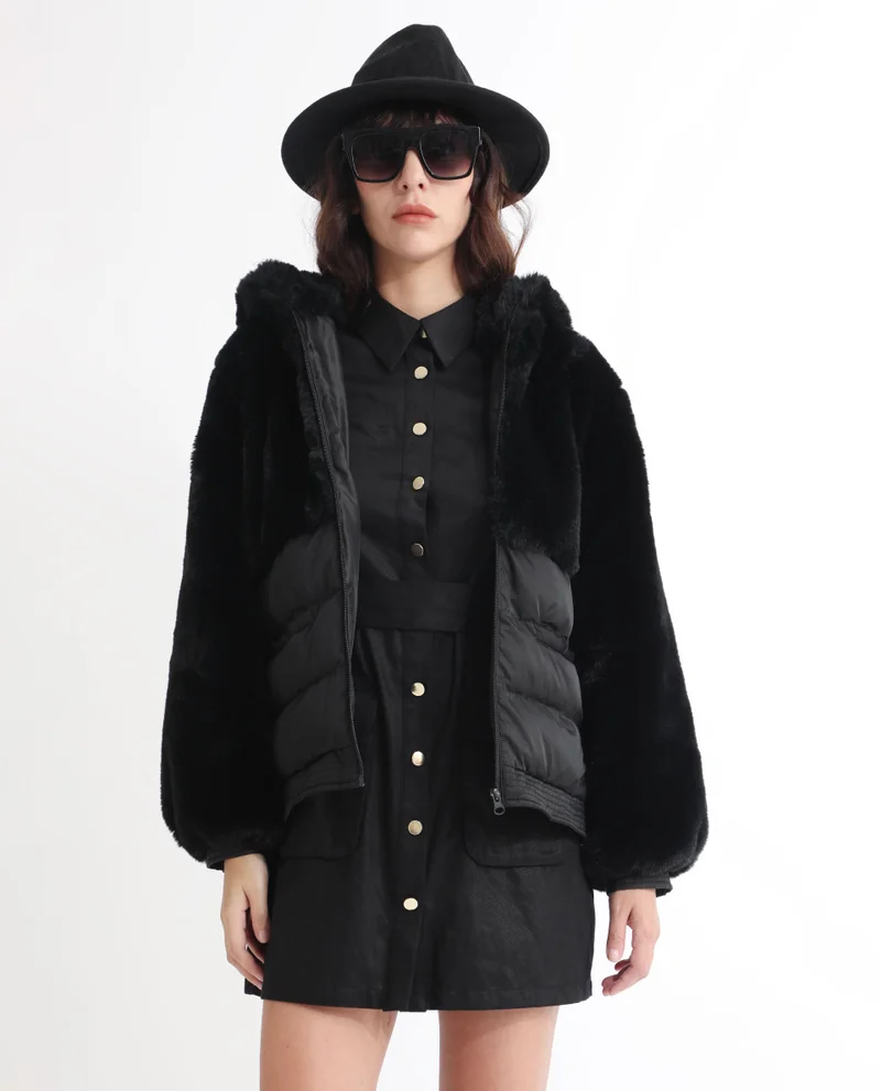 Rareism Women's Effortlessly Chic Shirt Collar Shirt Dress