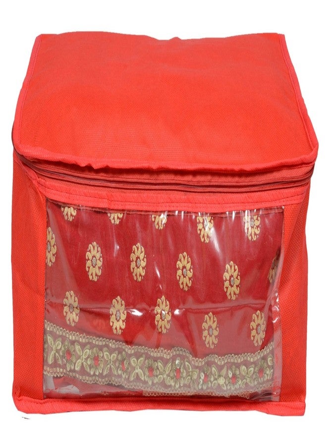 Fancy Walas Presents Non Woven Saree Cover Storage Bags for Clothes Bag with primum Quality Fancy Saree Cover with Zip Combo Offer Cloth Organizer for Wardrobe & Underbed Storage Bag 1 Pcs