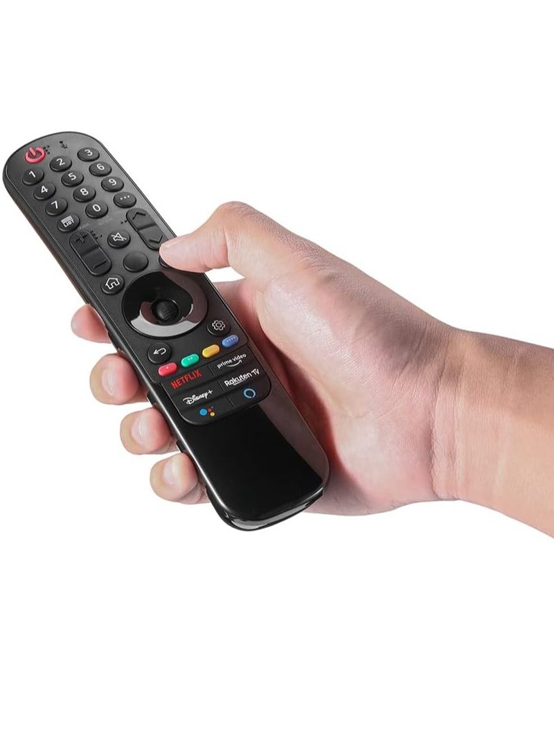 PopZa Universal Remote Control for LG Magic Replacement for LG LED OLED LCD 4K UHD Smart TV, with Buttons for Netflix, Prime Video (No Voice Search) (MR21GA-IR) with battery - Image 5