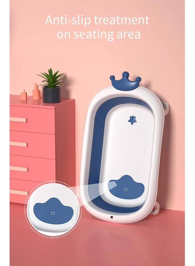 Bumble & Bird Baby Bathtub With Cushion Foldable Portable Suitable For Newborn And Toddler Anti Slip Skid Proof - Image 4