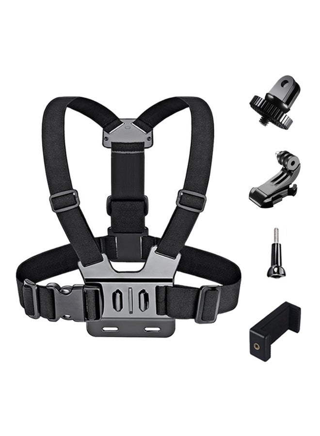 Neutral Gopro Sports Camera Chest Strap Chest Fixed Shoulder Strap Hero 10 9 8 7 6 5 4 3 2 B With Holes - Image 4