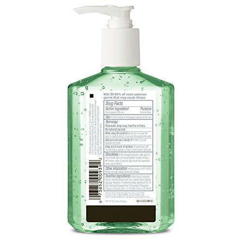 Purell جل مطهر اليدين المتقدم من PURELL مع الألوة فيرا وفيتامين E - زجاجة مضخة سعة 8 أونصات سائلة (عبوة من 12) - Image 2