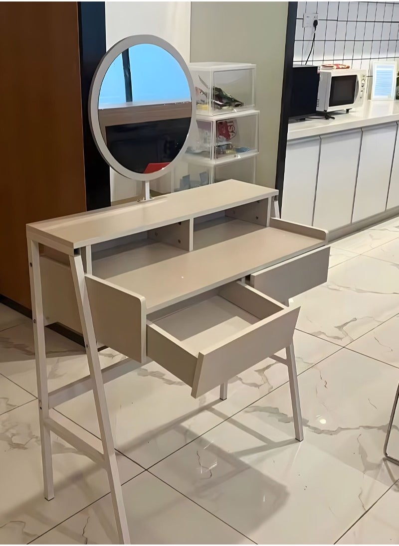 Sharpdo Multifunctional Bedroom With Drawer Storage Dresser 80*40*126cm  - Image 2