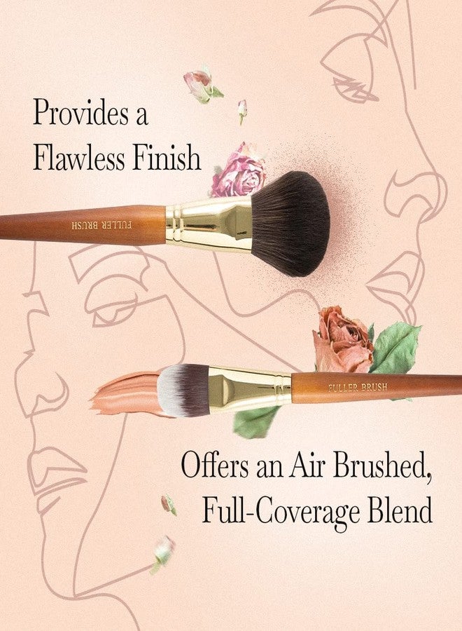 fuller brush Fuller Cosmetic Brush & Bag Set (Set of 7 Brushes) - Image 4