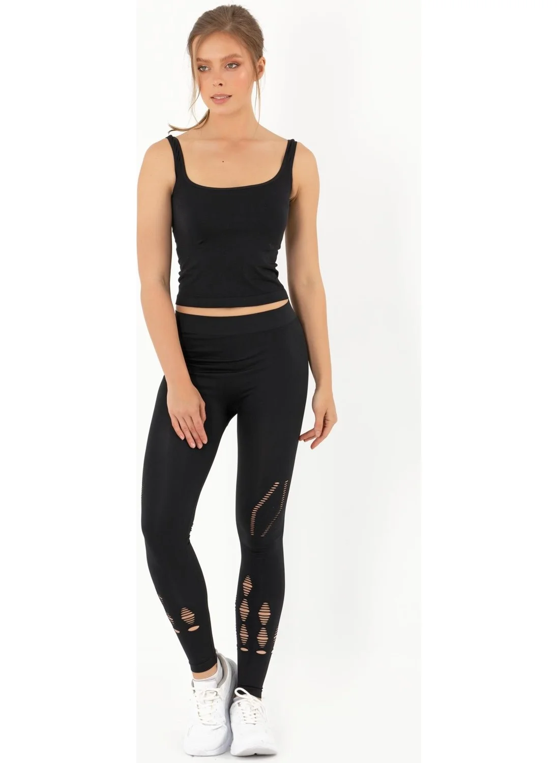 جيجوتو Seamless Tights with Mesh Detail
