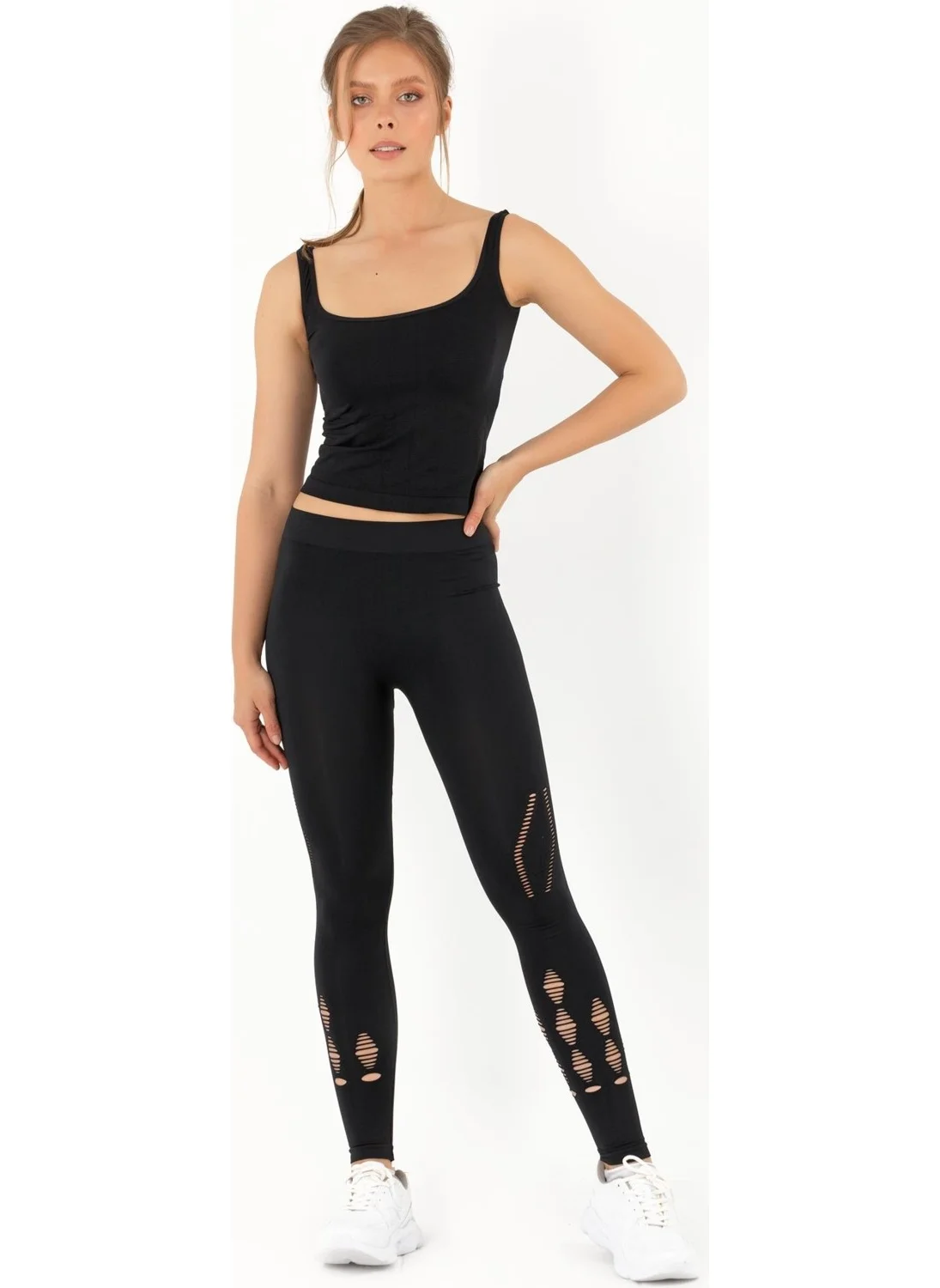 جيجوتو Seamless Tights with Mesh Detail