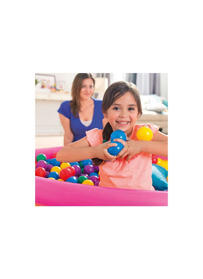 DeloPik - Soft and Colorful Plastic Ocean Balls, Ideal to fill Indoor and Outdoor Playpen, Ball Pits and Playhouse for Babies, Toddlers and Kids(300 PCS) - Image 1