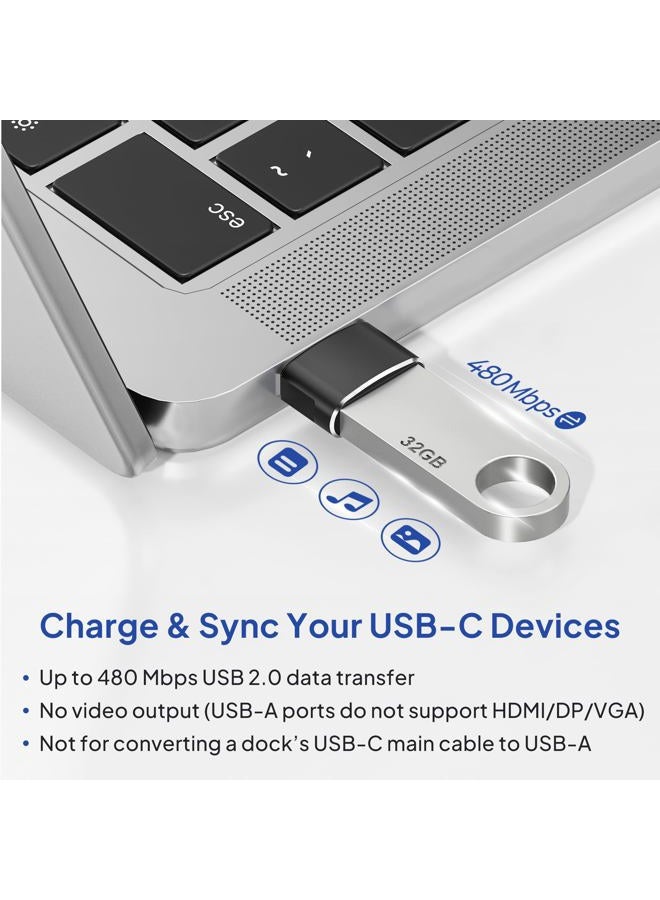 Elebase USB C Female to USB Male Adapter 2-PackType C to A Cable Connector for iPhone 11 12 Pro Max MiniXR SEAirpods iPad 8 Air 4Samsung Galaxy Note 10 20 S20 Plus S20+ S21 20+ UltraA71Google Pixel 5 XL - Image 5