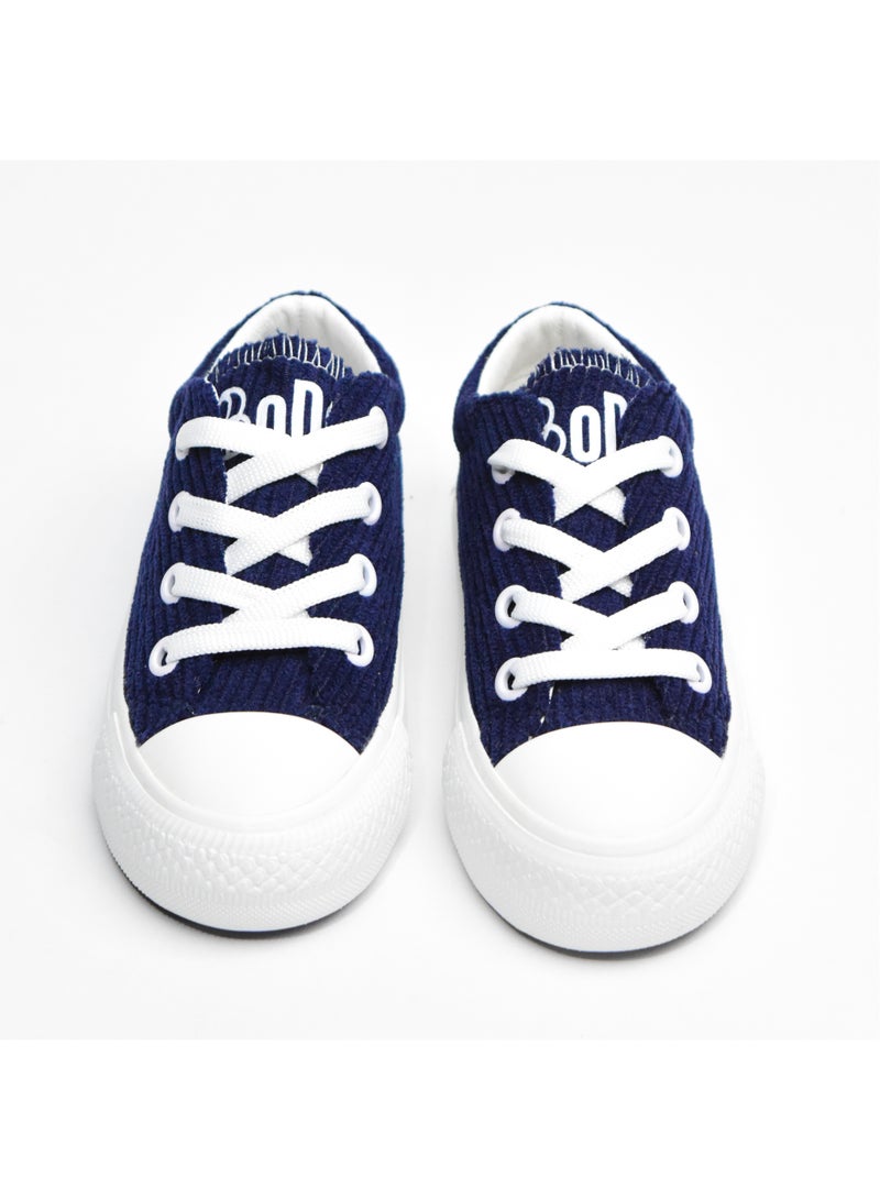 Lace-up canvas sneakers for kids—comfortable, casual, and suitable for daily wear for both girls and boys. - Image 4