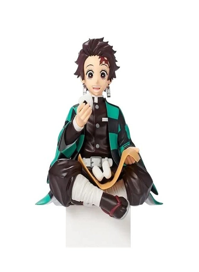 Trunkin Demon Slayer Tanjiro Kamado Perching Sitting Eating Action Figure Kimetsu no Yaiba PM Perching Anime Figure Weeb Manga Collectible - Image 1