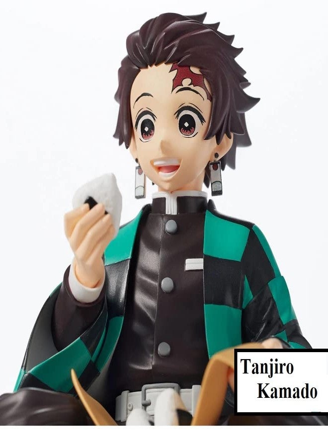 Trunkin Demon Slayer Tanjiro Kamado Perching Sitting Eating Action Figure Kimetsu no Yaiba PM Perching Anime Figure Weeb Manga Collectible - Image 4