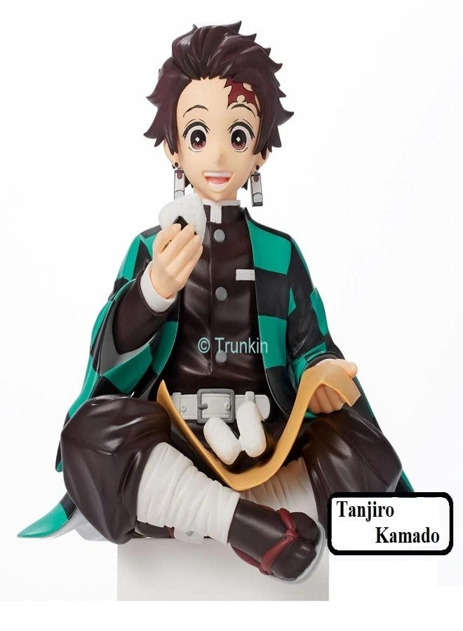 Trunkin Demon Slayer Tanjiro Kamado Perching Sitting Eating Action Figure Kimetsu no Yaiba PM Perching Anime Figure Weeb Manga Collectible - Image 5