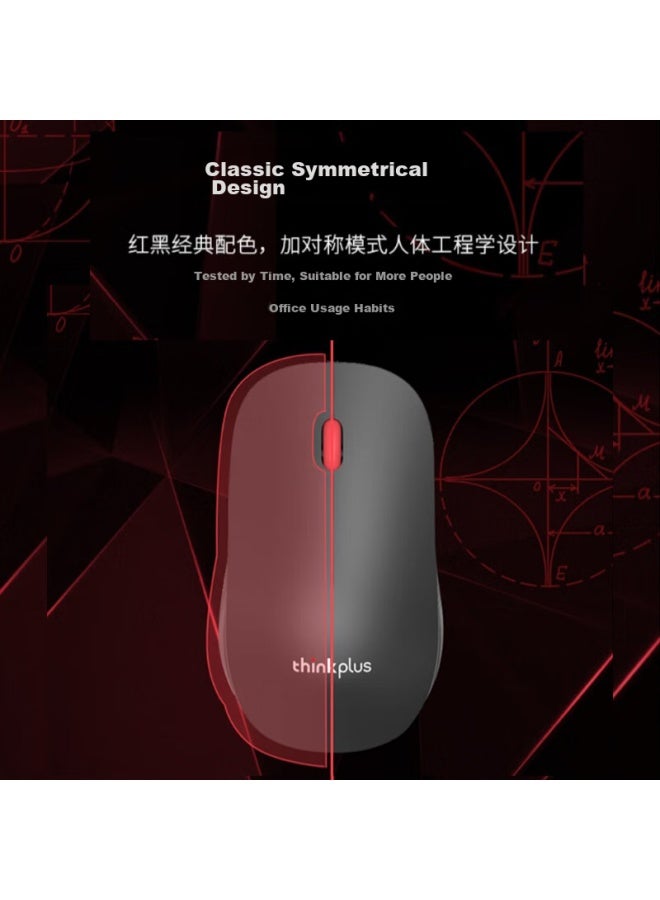 Thinkpad Lenovo Usb Wired Office Mouse With Red Dot, Quiet, Ergonomic, Symmetrical Design, 1.5-meter Long Cable, Compatible With Laptops And Desktop Computers - Image 1