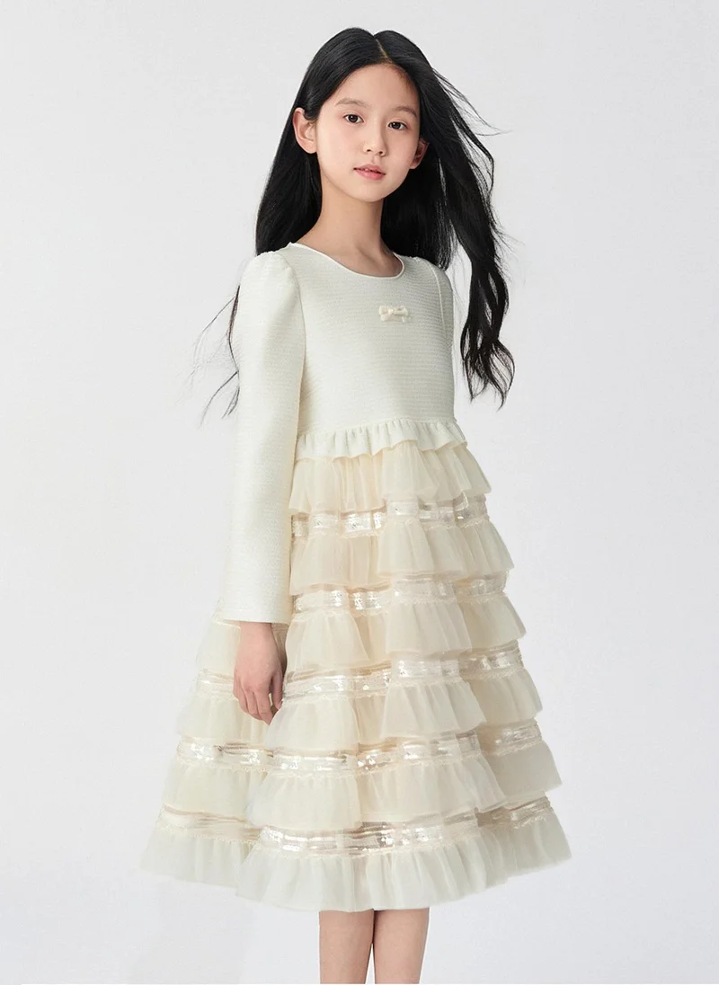 Balabala Girl Kids Woven one-piece dress