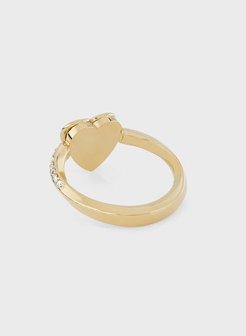 GUESS Amour Heart Single Ring