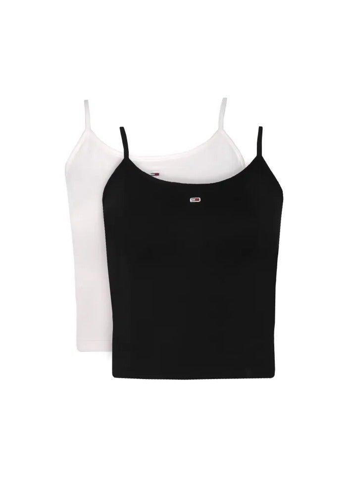 TOMMY JEANS 2 Pack Of Essential Crop Top - Image 1