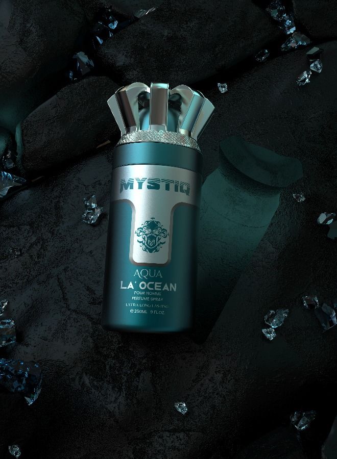 MYSTIQ AQUA LA OCEAN 250ML BODY PERFUME SPRAY - Image 2