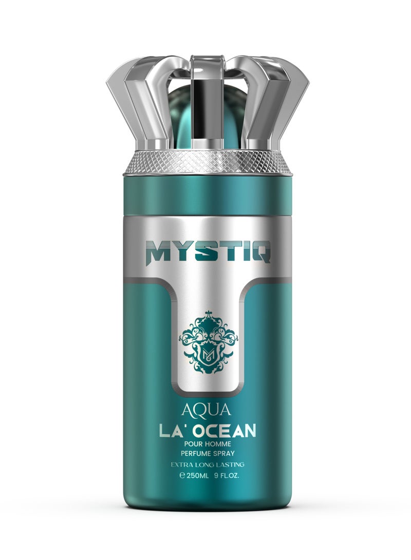MYSTIQ AQUA LA OCEAN 250ML BODY PERFUME SPRAY - Image 1