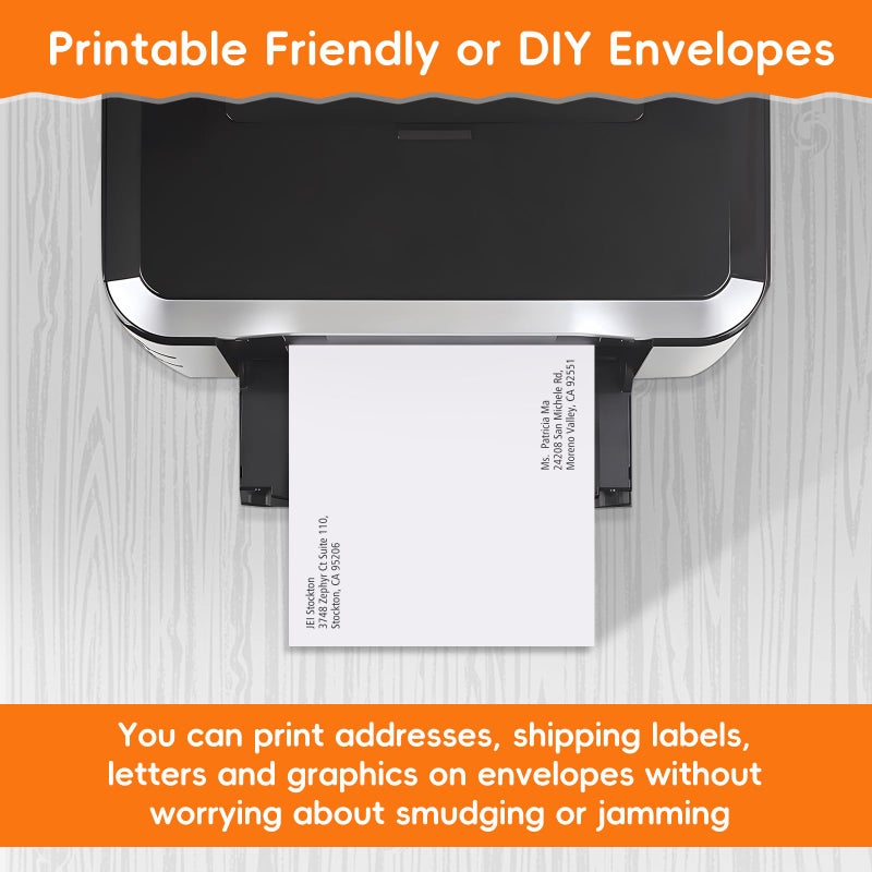 FloraSea 25 Pack Catalog Mailing Envelopes  9 X 12 Inches Self-Seal White Manilla Envelopes For Mailing  Organize  Storage  Home  Office Business - Image 5