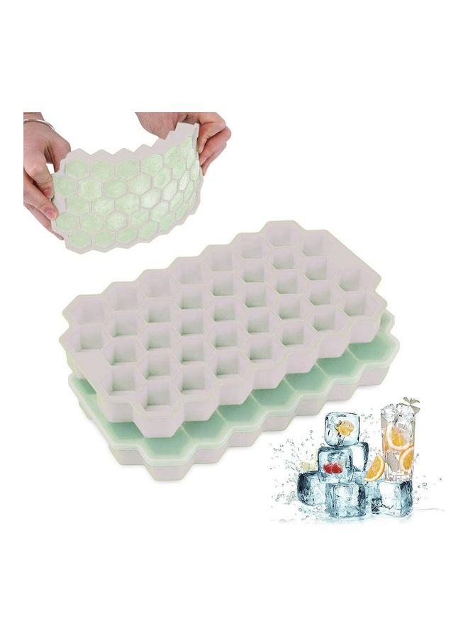 NIBEMINENT Flexible Silicone Ice Cube With Removable Lid B120 Multicolour - Image 1