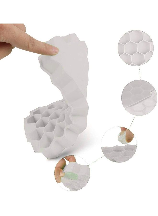 NIBEMINENT Flexible Silicone Ice Cube With Removable Lid B120 Multicolour - Image 3