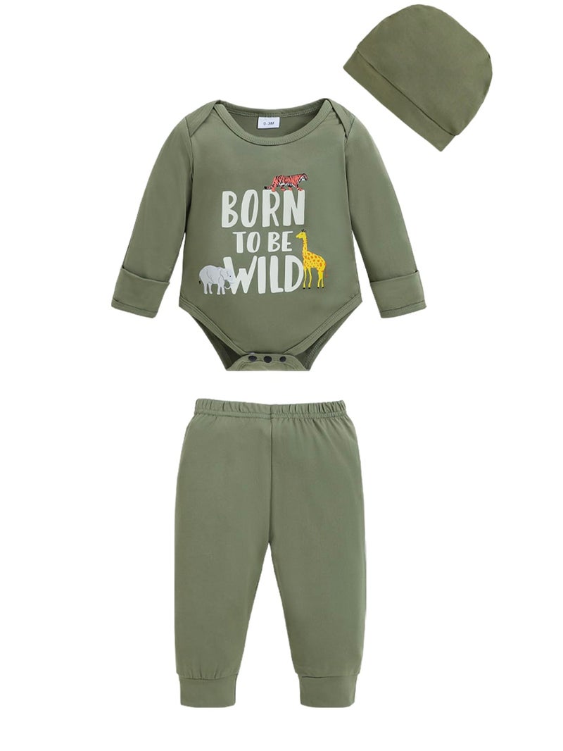 Renotemy Baby Boy Girl Clothes Fall Winter Essentials 11-Piece Layette Set with Bodysuits, Pants, Hat, Jumpsuit, Blanket Infant Unisex Outfit Gift for Coming Home, Shower Gifts (3-6 Months,Camouflage) - Image 3