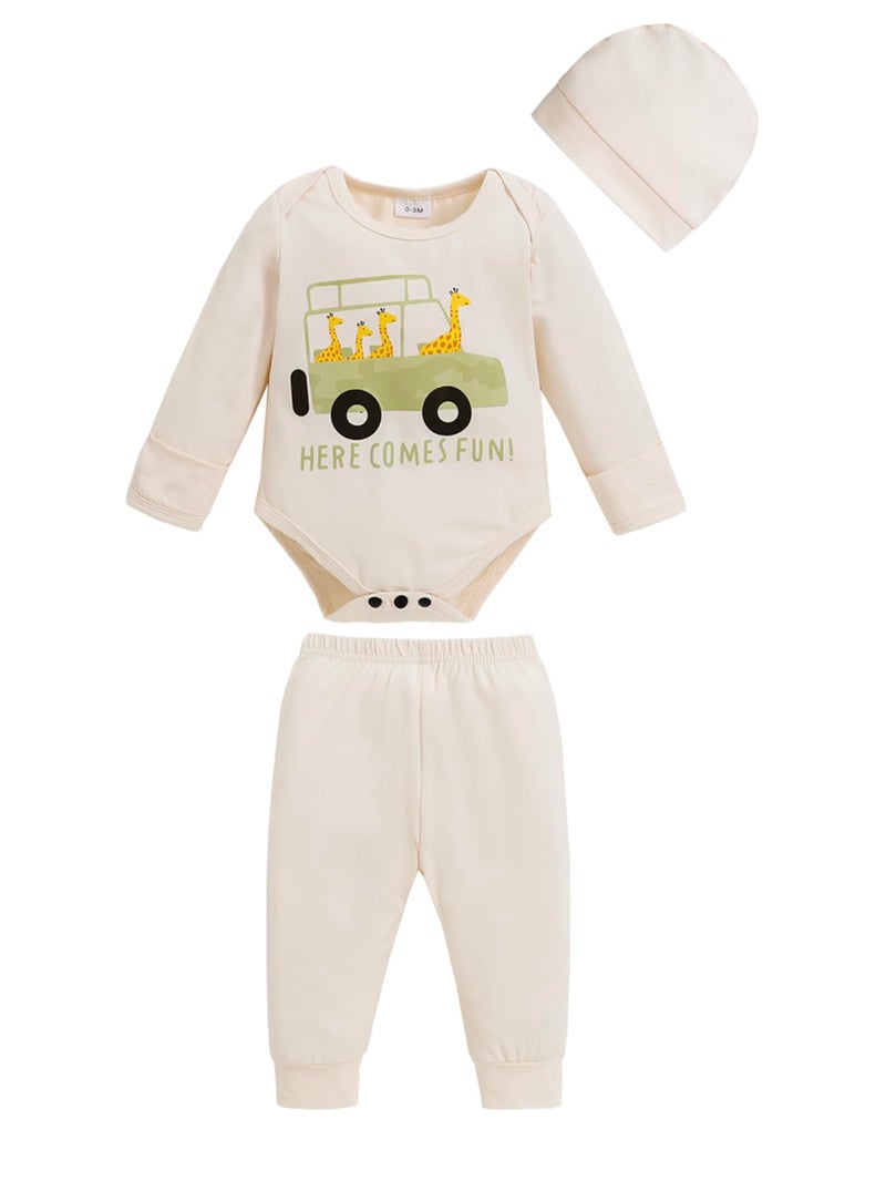 Renotemy Baby Boy Girl Clothes Fall Winter Essentials 11-Piece Layette Set with Bodysuits, Pants, Hat, Jumpsuit, Blanket Infant Unisex Outfit Gift for Coming Home, Shower Gifts (3-6 Months,Camouflage) - Image 4