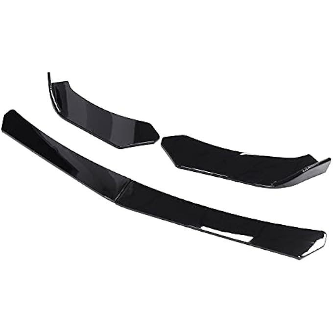 HouYeen Front Bumper Spoiler Lip Body Kit Diffuser Splitter for A-udi A3 A5 S3 S4 RS5 S-line A6 A7 TT Gloss Black - Image 5