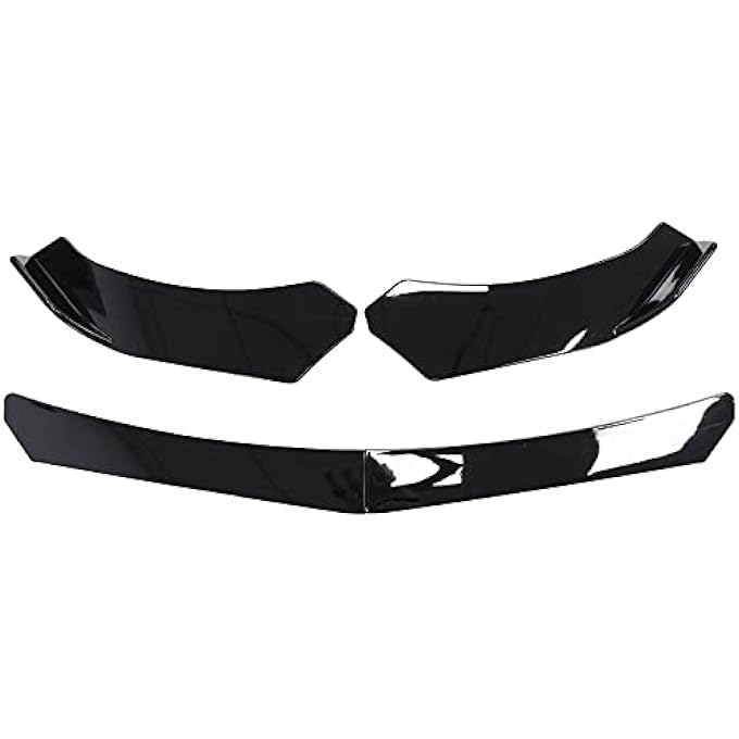 HouYeen Front Bumper Spoiler Lip Body Kit Diffuser Splitter for A-udi A3 A5 S3 S4 RS5 S-line A6 A7 TT Gloss Black - Image 4