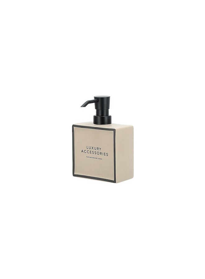 Homez Beige And Black Cermic 3 Pcs Bath Set - Image 3
