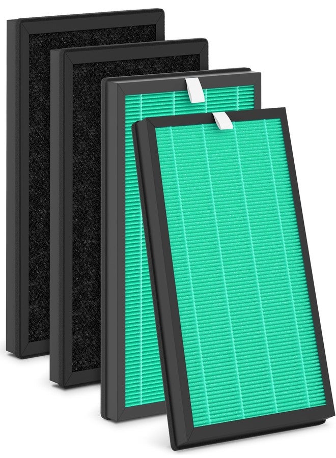 FMDZFL C3500 Pet Filter Replacement Compatible with LUFTRUM C3500 and C3500 WiFi Air Purifier, H13 True HEPA Filtration Activated Carbon Filter (4 Pack - 4 Filters) - Image 1