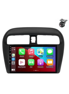 Android Car Stereo For Mitsubishi Mirage 2012 TO 2022 Support Apple Carplay Android Auto Wireless Bluetooth USB Video Audio Playback DSP Radio GPS AHD Camera Included